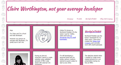 Desktop Screenshot of claireworthington.co.uk